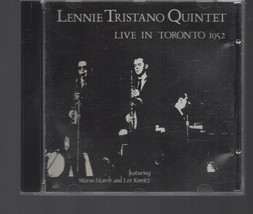 Lennie Tristano Quintet / CD / Live in Toronto 1952 / 1ST Class Shipping - £11.44 GBP