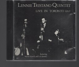 Lennie Tristano Quintet / CD / Live in Toronto 1952 / 1ST Class Shipping - $13.49