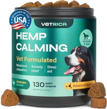 Calming Chews Dogs Dog Calming Treats Anxiety Relief Hemp Calming Chews Relief - £15.50 GBP