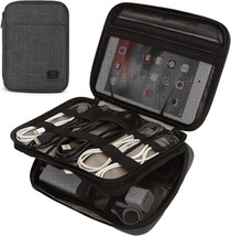Electronics Accessories Bag For Tablet 7.9&quot;, Travel Cable Organizer, Double - £25.11 GBP