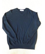 Michael Christopher &amp; Co.Cashmere Pullover Sweater Black V Neck Mens M - £73.20 GBP