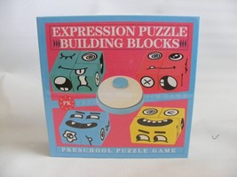 Expression Puzzle Building Blocks Preschool Game New Sealed - £14.88 GBP