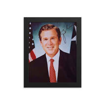 George Bush Jr. signed portrait photo - $65.00