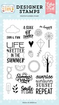 Echo Park Stamps-Sun &amp; Fun, Here Comes The Sun - £26.21 GBP