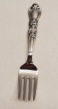 1847 Rogers Bros HERITAGE International Silver Plate 1953 Flatware Baby Fork 4⅜" - $5.53