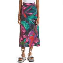 Farm Rio Anthropology Midnight Leaves Midi Skirt, Size Small, (2/4), Nwot - £88.94 GBP