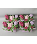 (4) Fisher Price Loving Family Dollhouse Window Boxes &amp; Flowers Lot Bundle - $24.70