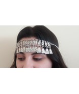 Anahit Forehead Silver Plated Drop, Armenian Headpieces Drop, Goddess Fo... - $70.52 CAD