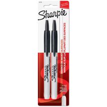 Sharpie Retractable Permanent Markers, Fine Point, Black, 2 Count - $180.64 MXN