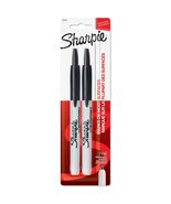 Sharpie Retractable Permanent Markers, Fine Point, Black, 2 Count - $9.74
