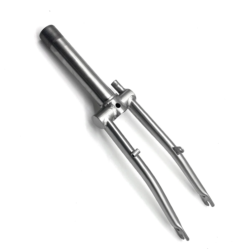 Titanium super light front  Fork-fit for  folding bike -1&amp;1/8&quot;-Threaded-Super li - £270.73 GBP