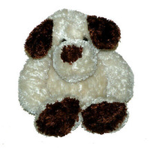 Dan Dee DanDee Cream Tan Brown Puppy Dog Plush Belly Stuffed Animal Lovey - £22.43 GBP