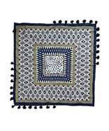 Stella &amp; Dot 100% Silk Square Scarf Neck Hair Accessory Multi Color Tass... - $424.96 MXN