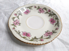 Homer Laughlin E48N5 Liberty Pink Poppy Saucer Vintage China 1948 Made I... - £7.81 GBP