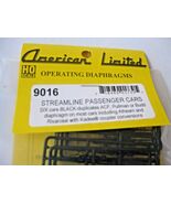 American Limited 9016 Streamline Black Diaphragms for 6 Cars Ath &amp; Riv H... - $51.65 CAD