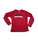 Louisville Cardinals Rowing Womens Long Sleeve T Shirt LARGE Adidas NCAA... - £13.88 GBP