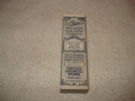 Vintage Vanilla Ice Cream Flavoring Extract Dr Blumer&#39;s General Store empty box - £11.83 GBP