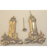 VINTAGE UNIQUE FIGURAL NAUTICAL THEME LIGHTHOUSE EARRINGS FASHION JEWELRY - £8.88 GBP