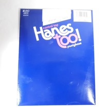 Control Top Hanes Too! Pantyhose Sandal Foot 137 Style Size E-F White - £14.24 GBP