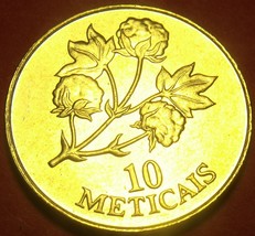 Mozambique 1994 10 Meticais Gem Unc~Cotton Plant~Only Year Minted - £2.45 GBP