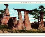 Dutch Wedding Rocks Colorado Springs CO UNP WB Postcard Z10 - $2.92