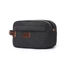 Canvas Travel Toiletry Bag for Women Cosmetic Makeup Bag  for Men Dopp Kit Shavi - £20.30 GBP