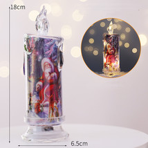 Christmas Transparent Electronic Candles Decorative Gifts - $14.65