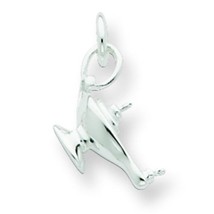 Sterling Silver Aladdin&#39;S Lamp Charm Pendant Jewelry 25mm x 20mm - £19.15 GBP
