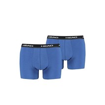 Head Men&#39;s Basic Boxer Shorts (Pack of 2) - Blue/Black, X-Large  - £29.26 GBP