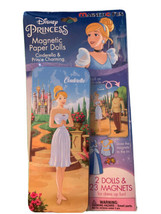 Disney Princess Magnetic Paper Doll Cinderella & Prince Travel Toy - £15.47 GBP