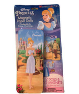 Disney Princess Magnetic Paper Doll Cinderella &amp; Prince Travel Toy - £15.76 GBP