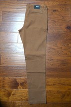 HUGO BOSS Hombre Kaito Corte Slim Elástico Algodón Marrón Chinos 38R Eu 54 - $64.14