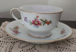 Four (4) ~ Wentworth China ~ Tea Cup &amp; Saucer Sets ~ Dresdona ~ Made in ... - £35.79 GBP