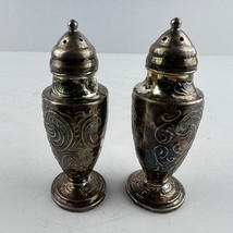 Silverplate Trent Salt and Pepper Shakers Vintage - £19.77 GBP
