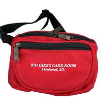 Fanny Pack Crossbody Belt Bag Big Jake&#39;s Card Room Deadwood SD Red - £14.30 GBP