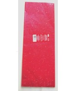 SEQUIN HOLOGRAPHIC SPARKLE VALENTINE RED TISSUE GIFT PAPER 10 SHEETS 20&quot;... - $6.92