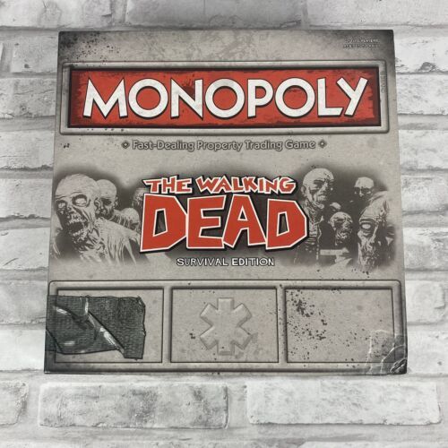 The Walking Dead Survival Edition Comic Book Monopoly Complete Never Used - £22.68 GBP