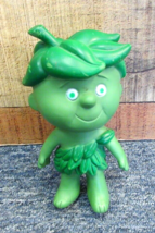 Vintage Jolly Green Giant Little Sprout Boy Rubber Vinyl Doll Toy Collectable 6&quot; - £8.77 GBP