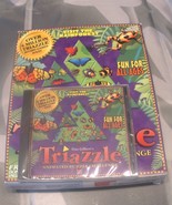 Triazzle Animated Puzzle Challenge Video Game Pc Cd-ROM E-Everone - $17.77