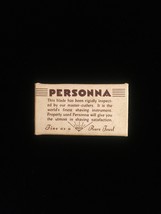 Vintage Personna Razor Blade packaging (no blade) - $8.00
