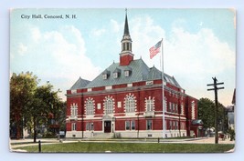 City Hall Building Concord New Hampshire NH UNP DB Postcard K14 - £2.33 GBP