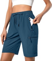 Women&#39;S Lightweight Hiking Cargo Shorts Quick Dry Athletic Shorts For Ca... - $33.93