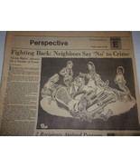 Vintage Grand Rapids Press MI Fighting Back Neighbors Say No To Crime Au... - $5.47 CAD