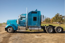 2003 Kenworth in field | POSTER 24 X 36 Inches | semi truck - £17.70 GBP