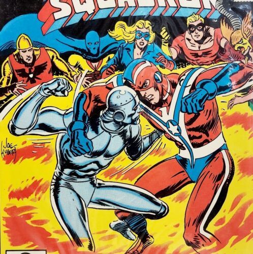 Primary image for 1982 DC Comics All Star Squadron #9 Comic Book Vintage Ring of Fire Ring of Fear