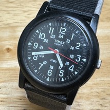 Timex Military Field Quartz Watch Unisex Black Resin Nylon Analog New Ba... - £30.05 GBP