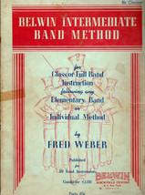 Belwin Intermediate Band Method Song Book for Class or Full Band Instruc... - $2.00