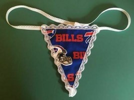 New Womens BUFFALO BILLS Gstring Nfl Football Thong Lingerie Panties Underwear - £15.30 GBP