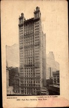 New York City - Park Row Building - RPPC- Udb 1920 Postcard BK55 - £3.11 GBP