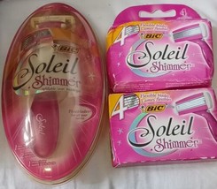 Bic Women Soleil Shimmer Razor Handle + 10 Cartridges + Shower Holder - £15.66 GBP